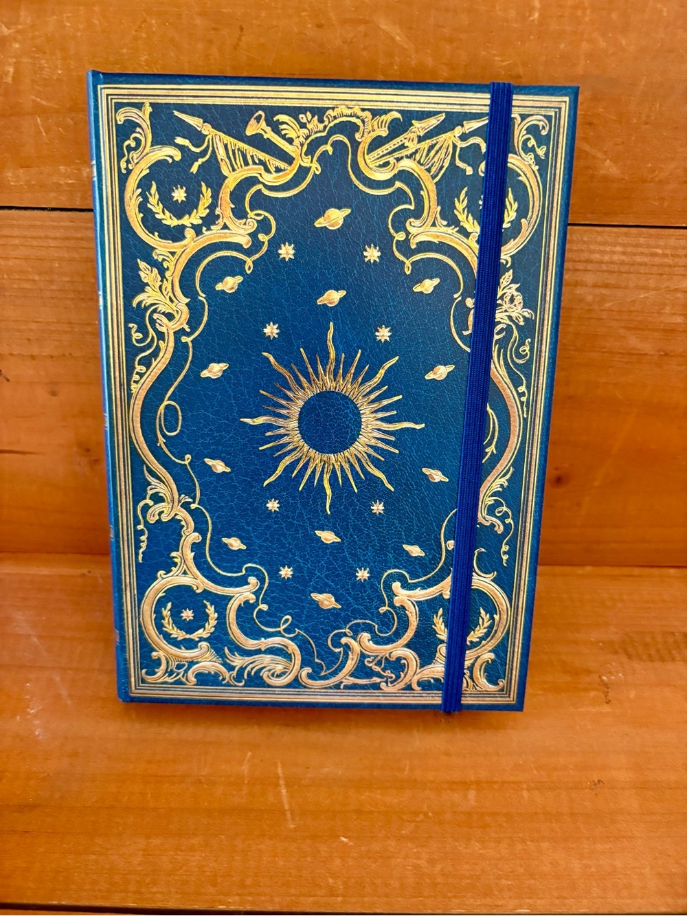 Celestial Hardcover Journal, Sun & Planets Notebook, Astrology  (Vegan Leather)
